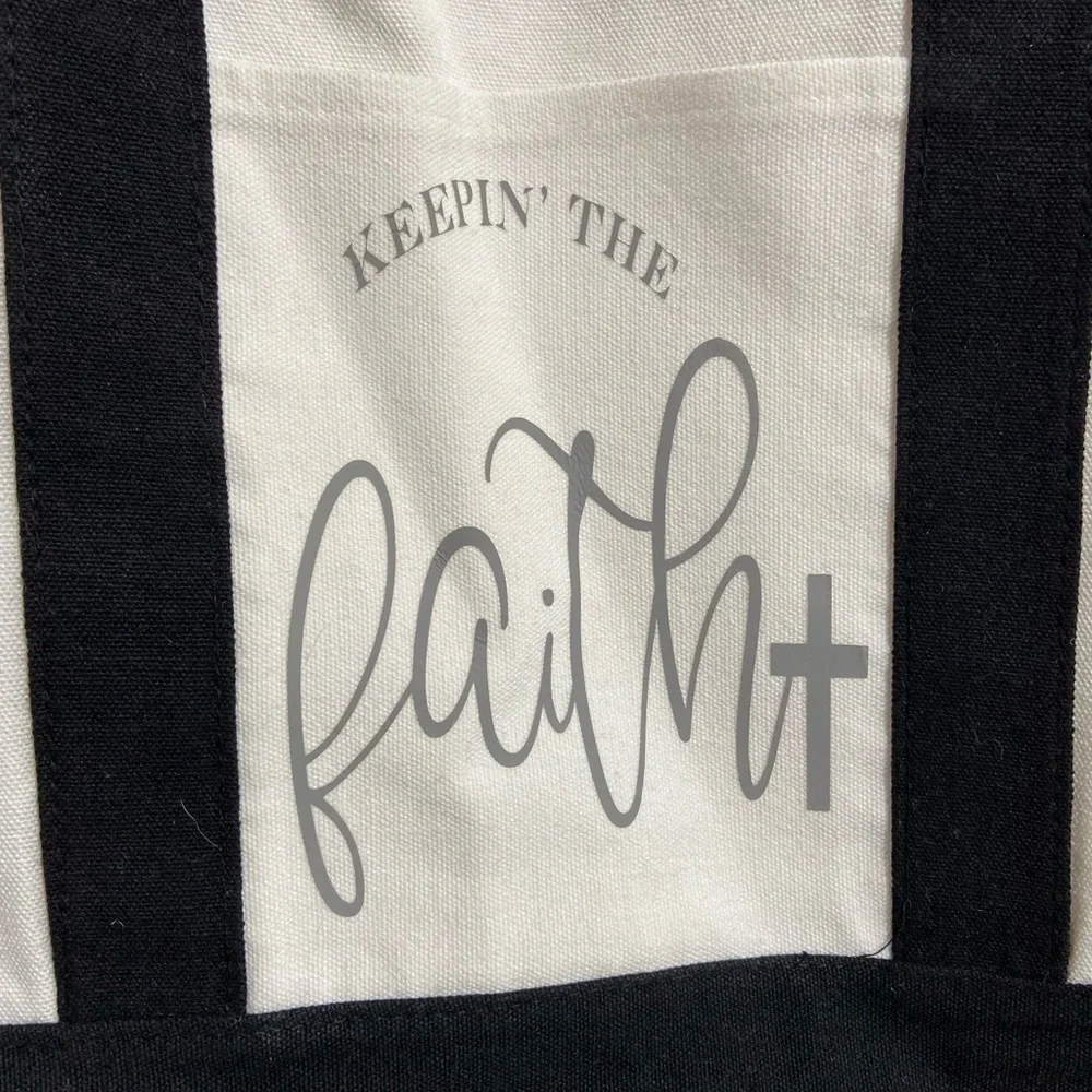 New canvas tote bag